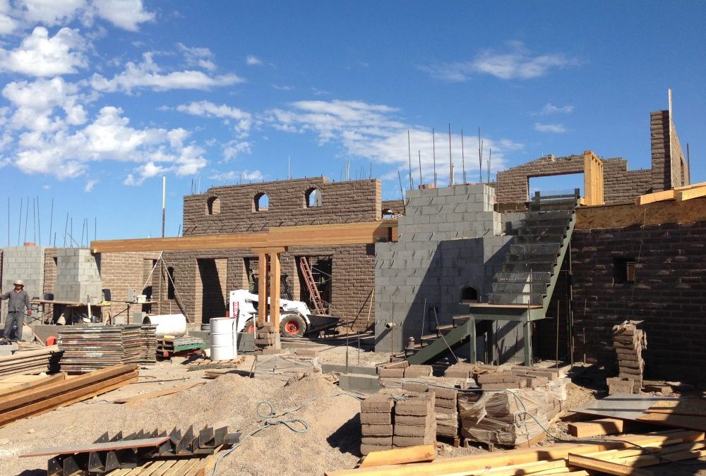 Adobe Brick Construction Project