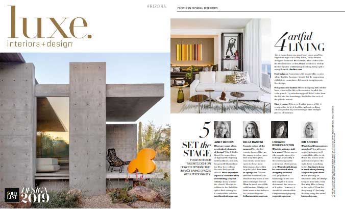 Luxe Magazine: Set the Stage